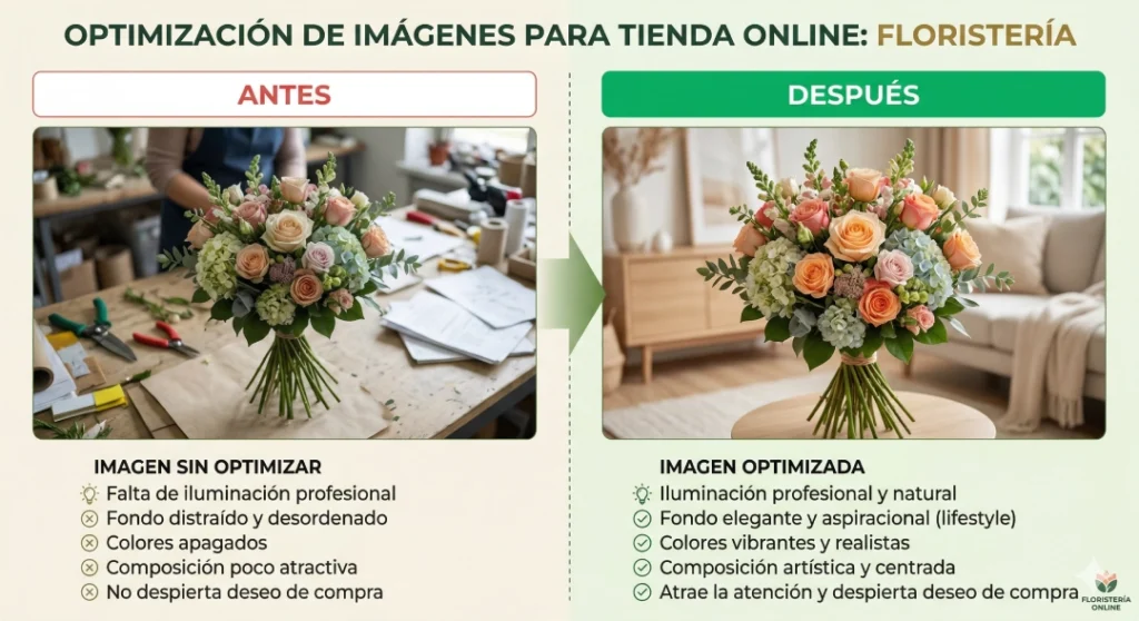 optimizar fotos tienda online